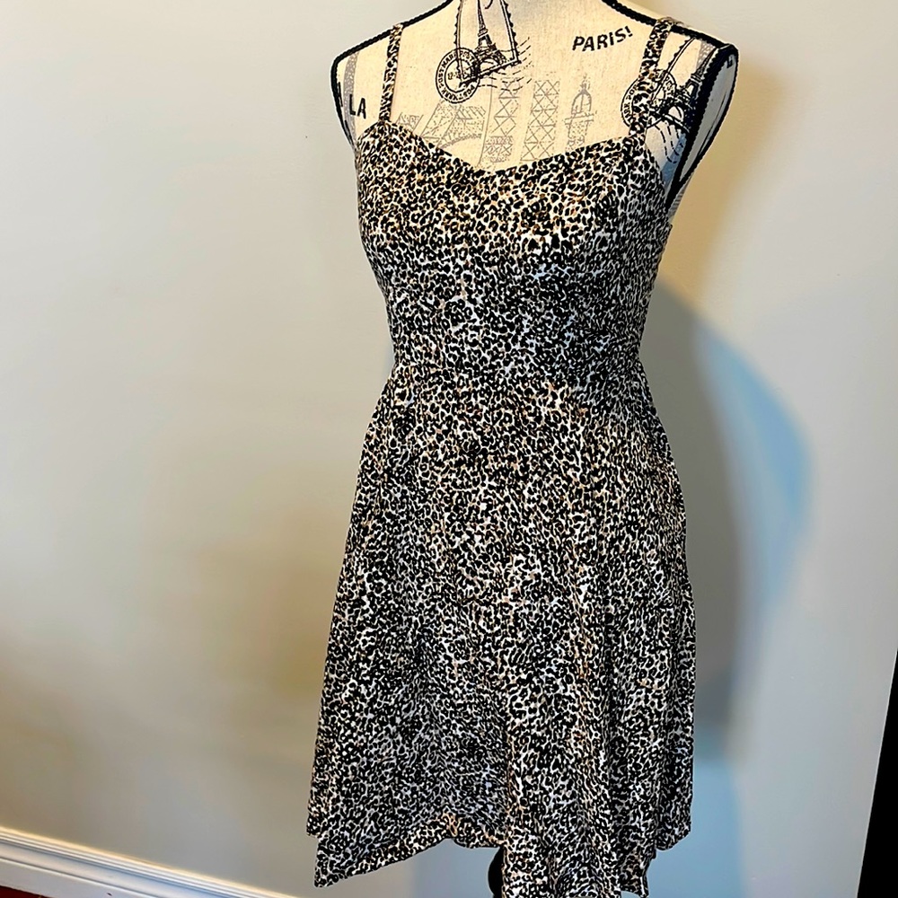 CUTE LEOPARD PRINT SUMMER DRESS